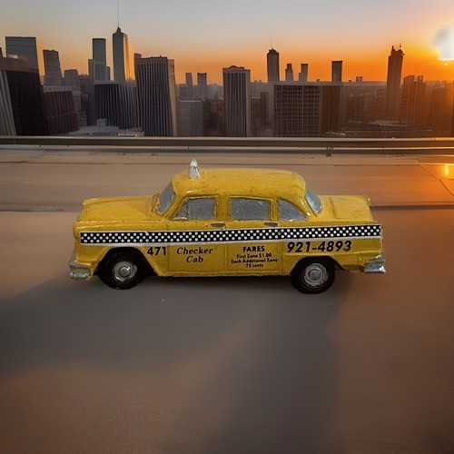 Checker cab resin scale - ho,